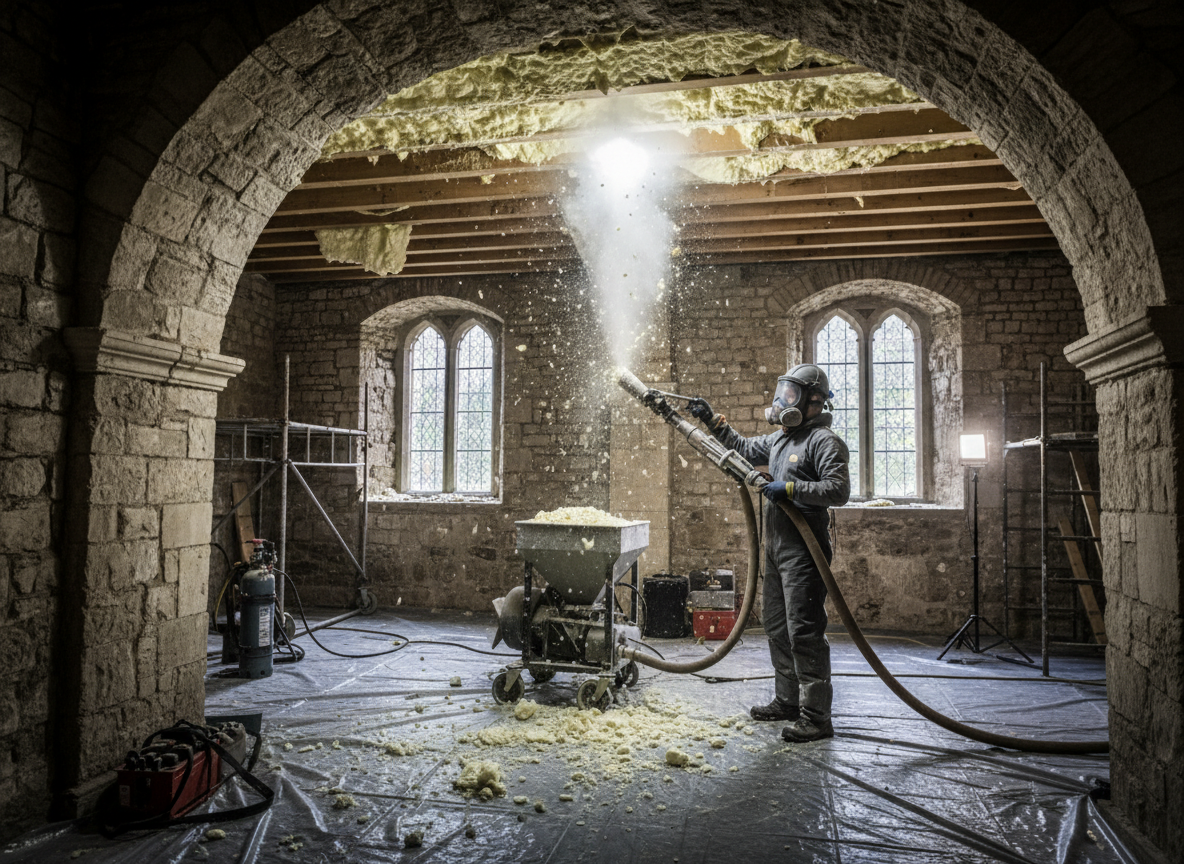 Spray Foam Removal in Trowbridge